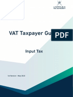 VAT Taxpayer Guide (Input Tax)