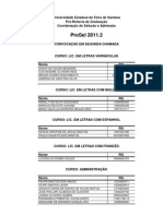 Convocados 2chamada Prosel 2011 2