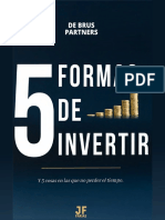 5 Formas de Invertir - Juan Francisco Farias