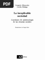 3 - Klimovsky, G. e Hidalgo, C. - La Inexplicable Sociedad