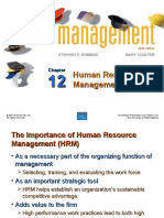 Chapter 12 T (Human Resource Management)