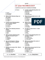 Quiz Scitechnology