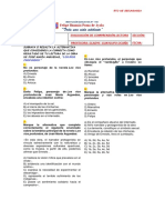 Ev - de Comprensiòn Lectora 5to Año