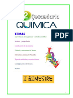 2° Sec GUIA DE QUÍMICA I BIMESTRE