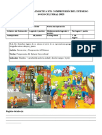 Evaluacion Diagnostica NT1 Comprensión Del Entorno Sociocultural 2023