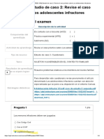 Examen - (APEB2-15%) Estudio de Caso 2 - Revise El Caso Práctico Sobre Los Adolescentes Infractores