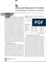 Coconut Research in India New