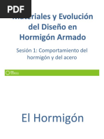 Materiales y Evolución Del Diseño en Hormigón Armado