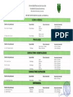 Horario de Atencion Del Personal Del Dto. de Bienestar de Las Personas