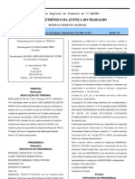 Diário Eletrônico Da Justiça Do Trabalho