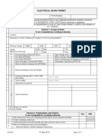 PTW-06 Electrical Work Permit