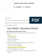 NCK Examination Past Pps1,2,3,4-1