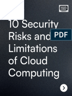 10 Security Risks and Limitations of Cloud Computing