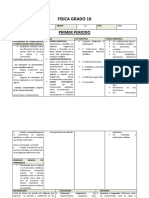 Plan de Estudios Grado 10 Fisica