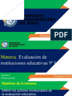 Evaluación de Instituciones Educativas 9º L