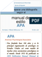 Bibliografía APA 6a Ed.