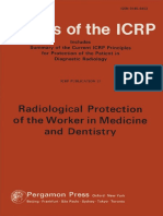 ICRP 57 Radiological Protection of The Worker in Medicine and Dentistry