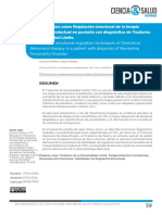 579 Estudio de Caso Sobre Regulación Emocional de La Terapia Dialéctica Conductual