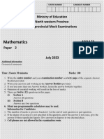 G12 Mathematics Paper 2 Mock 2023