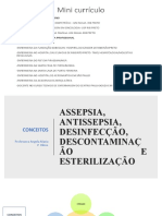 Tema 1 Conceitos Assepsia Atual