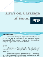 4.3 Laws Relating International Transport