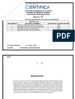 Informe #5 Biologia Celular