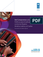 Del Compromiso A La Accion. Politicas para Erradicar La VCM en America Latina y El Caribe