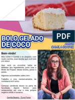 Receita Bolo Gelado de Coco Tá No Forno - Camila Beatriz