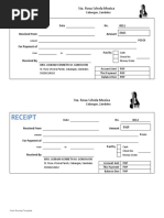 Cash Receipt Template