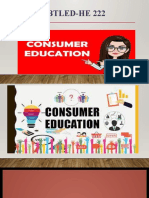 CONSUMER ED - Perez