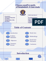 Evaluation of Excess Runoff in North-Eastern Part of Bangladesh: A Case Study in Sylhet