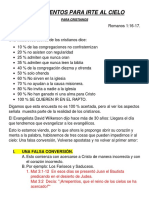 Impedimientos para Irte A Cielo. Version para Cristianos.. 2.