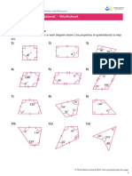 Third Space Learning Angles in Quadrilaterals GCSE Worksheet