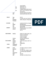 Phone Specifications