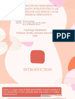 Sub Arachnoid Hemorrhage Accompanied by Intraventricular Hemorrhage and