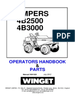 Parts and Operators Manual 4B2500 and 4B3000