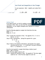 Lesson 5 - Indirect Proof and Inequalities in One Triangle