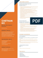 Chethan KC: Business Development Executive