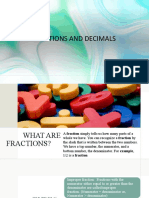 Fractions and Decimals