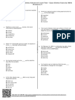 398 - Prepositions and Phrasal Verbs Advanced Level Test Quiz Online Exercise With Answers 5