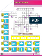 Unit 20 - The Weather Crosswords