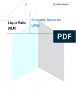 Statutory Liquid Ratio (SLR)