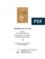 Debi Prasanna Pattanayak - Multilingualism in India (Multilingual Matters, 61) - Multilingual Matters (1990)