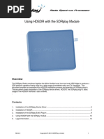 Using HDSDR With SDRplay Module R2P4