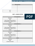 SR Survey VDR APT Pre Questionnaire