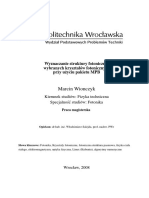 Wyznaczanie Struktury Fotonicznej Wybranych Kryształów Fotonicznych Przy Użyciu Pakietu MPB