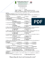 Answer Key Entrepreneurship Exam