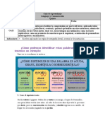 5° Guía de Aprendizaje Lenguaje y Comunicación