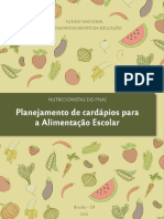 Planejamento de Cardápios para A Alimentação Escolar