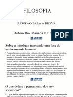 Filosofia Revisão para A Prova